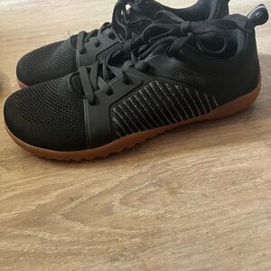 WHITIN Black Athletic Shoes with Brown Soles